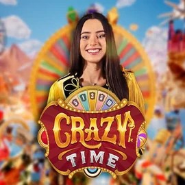 Crazy Time by Evolution, showcased at casinositesuk.it.com – game logo