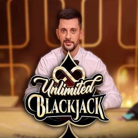 Unlimited Blackjack logo by Ezugi at Casino sites